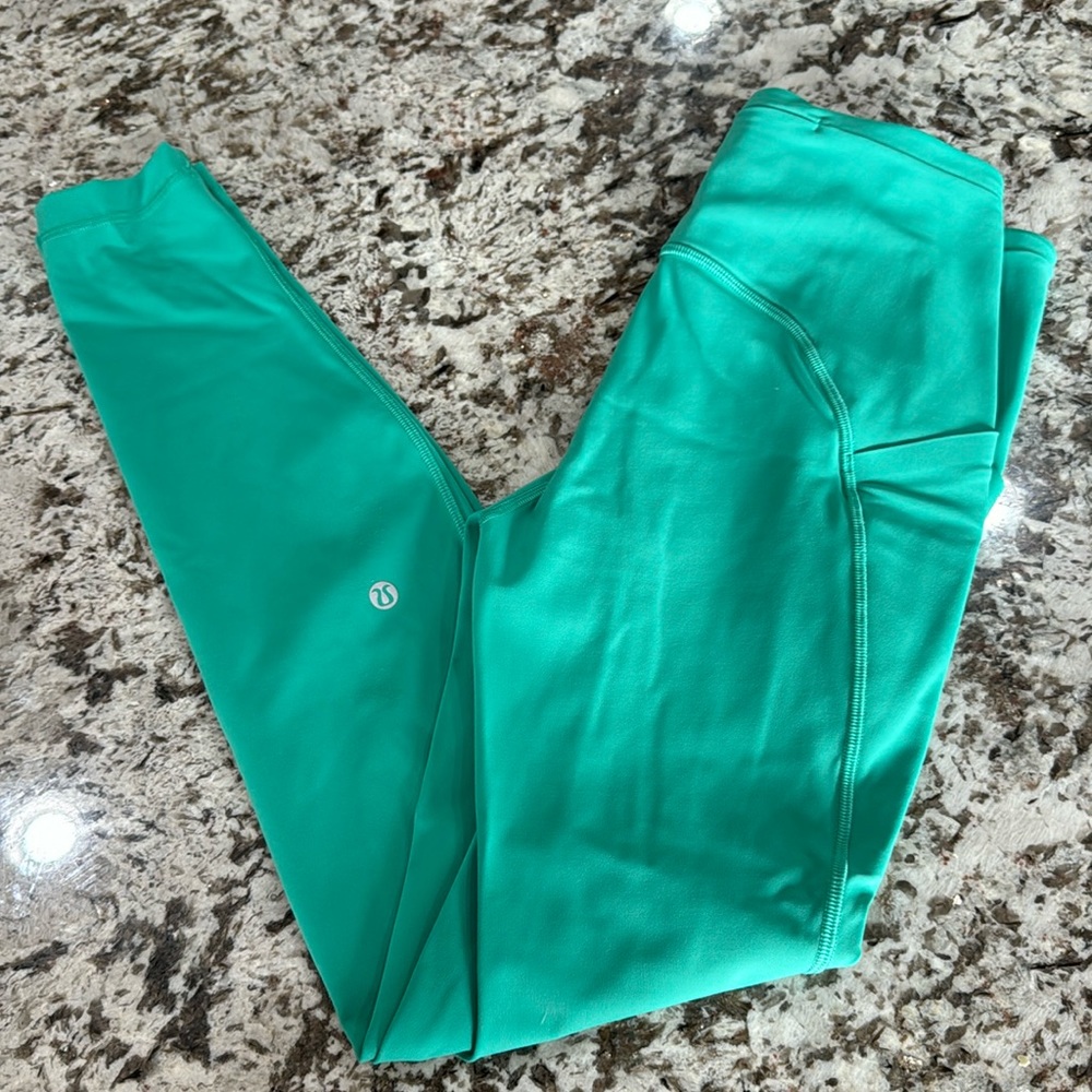 Maldives Green Lululemon Leggings